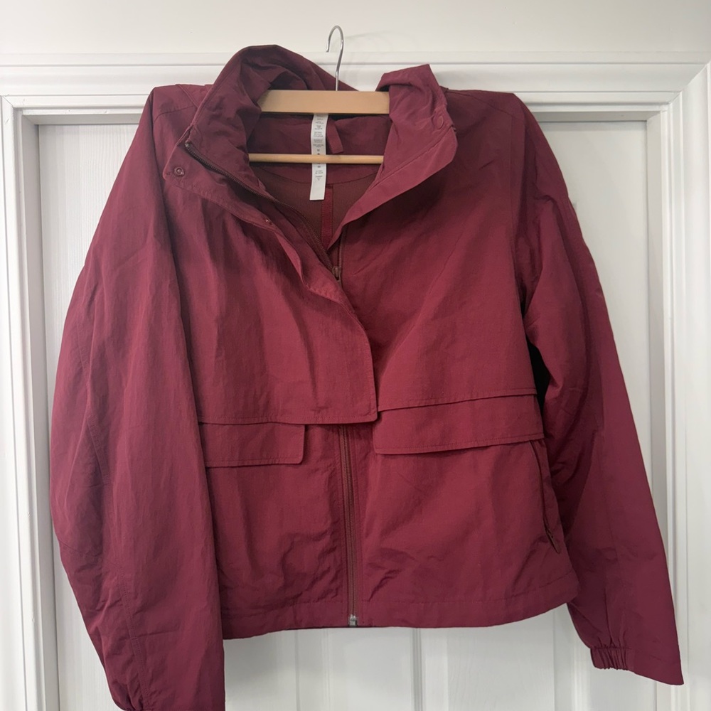 Lululemon Athletica Burgundy Utility Jacket